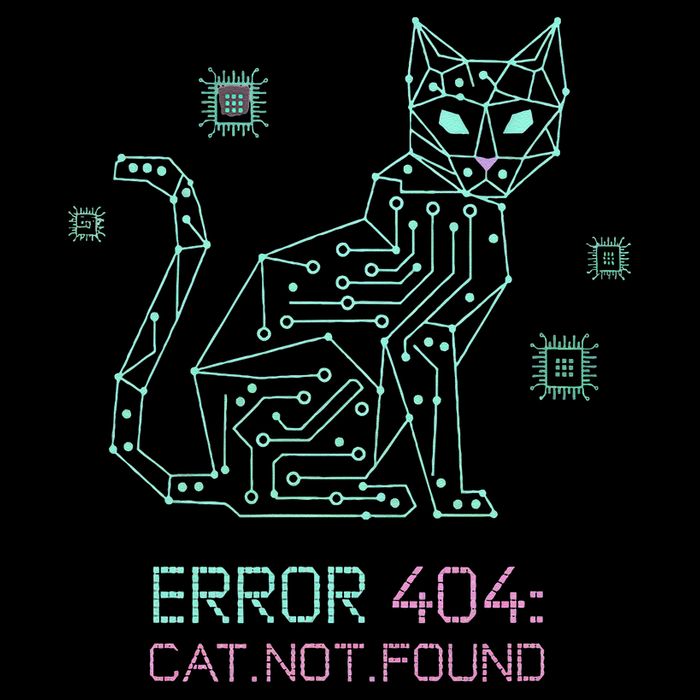 Cyber Cat Circuit Board Design for Tech Enthusiasts Sweatshirt