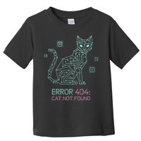 Cyber Cat Circuit Board Design for Tech Enthusiasts Toddler T-Shirt