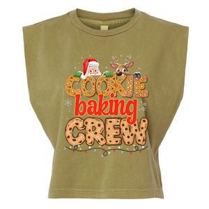 Christmas Cookie Crew Baking Pajamas Baking Family Funny Garment-Dyed Women's Muscle Tee