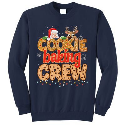 Christmas Cookie Crew Baking Pajamas Baking Family Funny Tall Sweatshirt