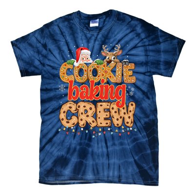 Christmas Cookie Crew Baking Pajamas Baking Family Funny Tie-Dye T-Shirt