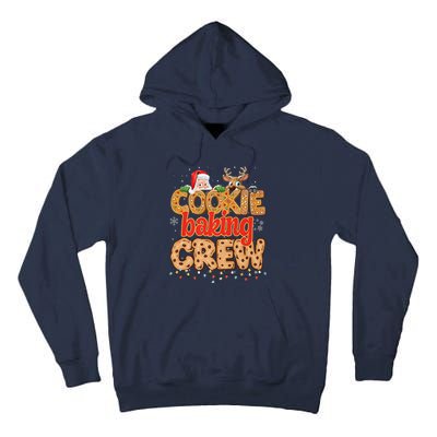 Christmas Cookie Crew Baking Pajamas Baking Family Funny Tall Hoodie