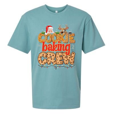 Christmas Cookie Crew Baking Pajamas Baking Family Funny Sueded Cloud Jersey T-Shirt