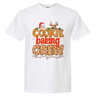 Christmas Cookie Crew Baking Pajamas Baking Family Funny Garment-Dyed Heavyweight T-Shirt