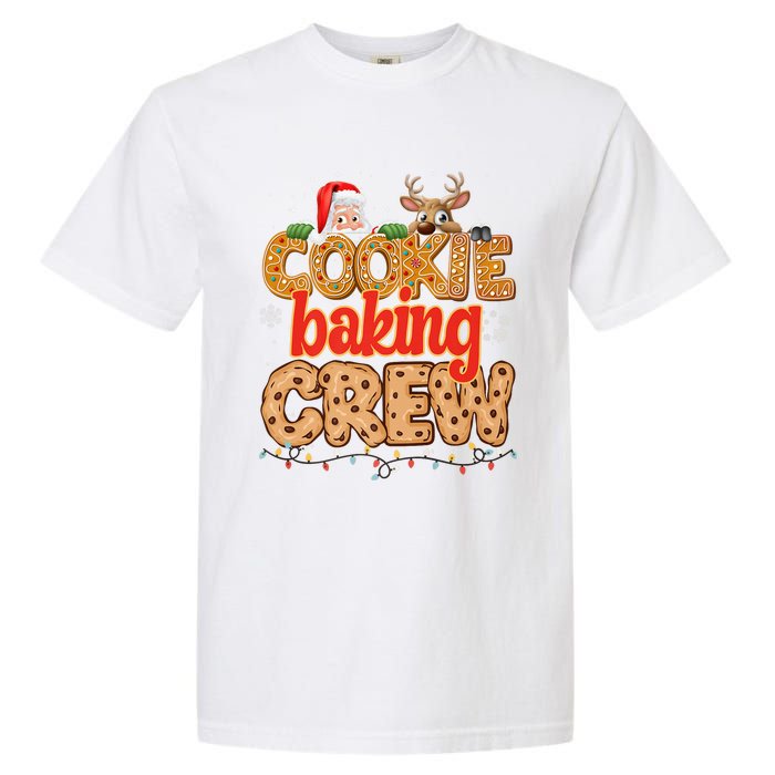 Christmas Cookie Crew Baking Pajamas Baking Family Funny Garment-Dyed Heavyweight T-Shirt