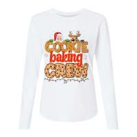 Christmas Cookie Crew Baking Pajamas Baking Family Funny Womens Cotton Relaxed Long Sleeve T-Shirt