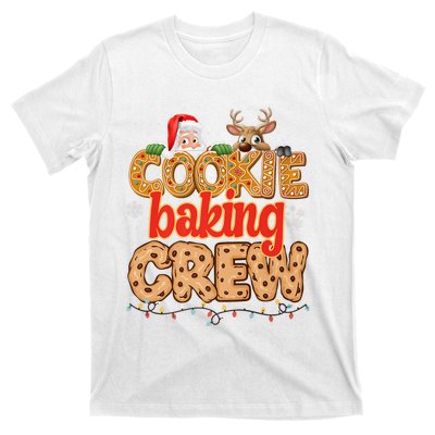 Christmas Cookie Crew Baking Pajamas Baking Family Funny T-Shirt