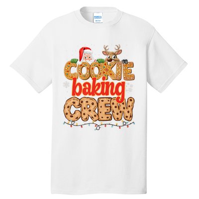 Christmas Cookie Crew Baking Pajamas Baking Family Funny Tall T-Shirt