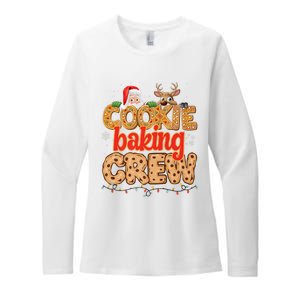 Christmas Cookie Crew Baking Pajamas Baking Family Funny Womens CVC Long Sleeve Shirt