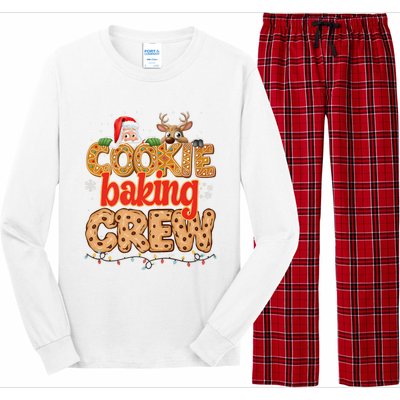 Christmas Cookie Crew Baking Pajamas Baking Family Funny Long Sleeve Pajama Set