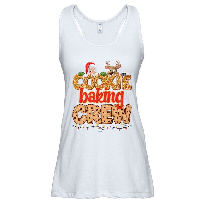 Christmas Cookie Crew Baking Pajamas Baking Family Funny Ladies Essential Flowy Tank