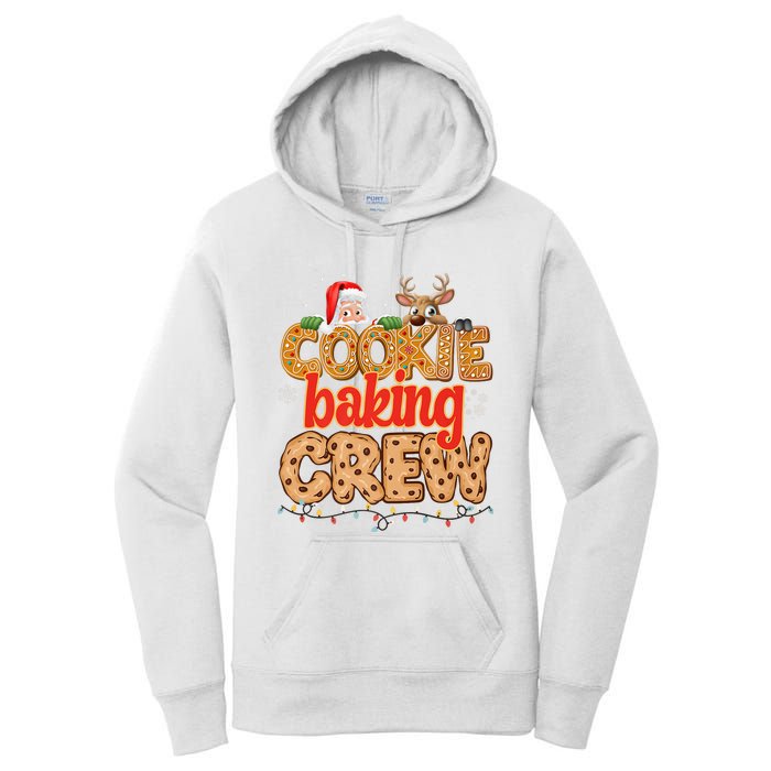 Christmas Cookie Crew Baking Pajamas Baking Family Funny Women's Pullover Hoodie