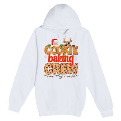 Christmas Cookie Crew Baking Pajamas Baking Family Funny Premium Pullover Hoodie