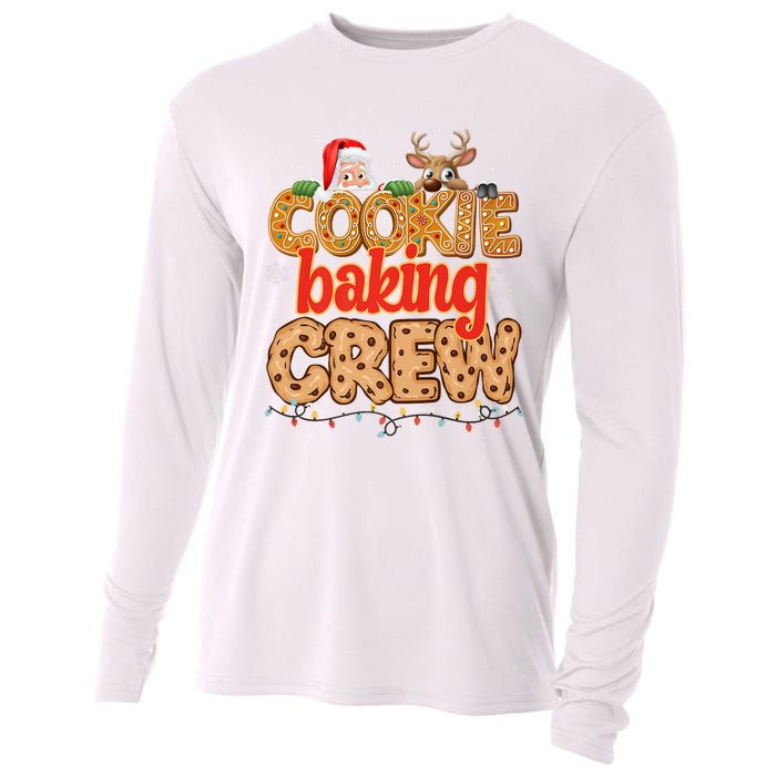 Christmas Cookie Crew Baking Pajamas Baking Family Funny Cooling Performance Long Sleeve Crew