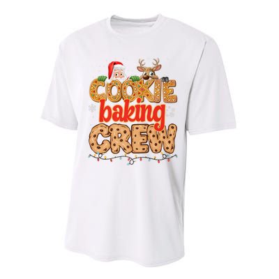 Christmas Cookie Crew Baking Pajamas Baking Family Funny Performance Sprint T-Shirt