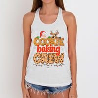 Christmas Cookie Crew Baking Pajamas Baking Family Funny Women's Knotted Racerback Tank