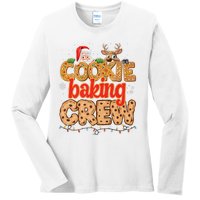 Christmas Cookie Crew Baking Pajamas Baking Family Funny Ladies Long Sleeve Shirt