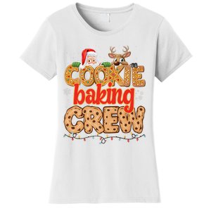 Christmas Cookie Crew Baking Pajamas Baking Family Funny Women's T-Shirt