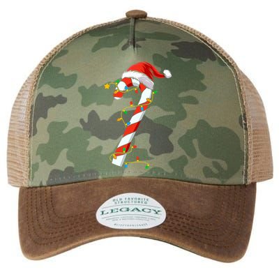 Christmas Candy Cane Santa Xmas Legacy Tie Dye Trucker Hat