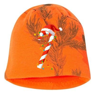 Christmas Candy Cane Santa Xmas Kati - Camo Knit Beanie