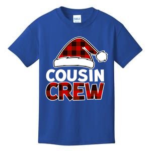 Christmas Cousin Crew Buffalo Red Plaid Pajamas Family Xmas Gift Kids T-Shirt