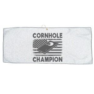 Cornhole Champion Cornhole Team Bean Bag Funny Cornhole Large Microfiber Waffle Golf Towel