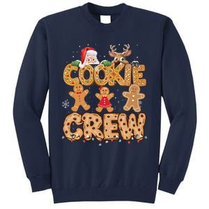 Christmas Cookie Crew Pajamas Baking Family Funny Tall Sweatshirt