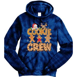 Christmas Cookie Crew Pajamas Baking Family Funny Tie Dye Hoodie