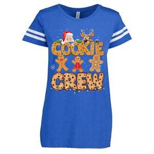 Christmas Cookie Crew Pajamas Baking Family Funny Enza Ladies Jersey Football T-Shirt