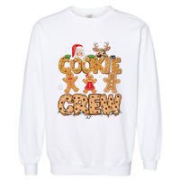 Christmas Cookie Crew Pajamas Baking Family Funny Garment-Dyed Sweatshirt