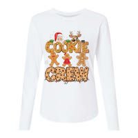 Christmas Cookie Crew Pajamas Baking Family Funny Womens Cotton Relaxed Long Sleeve T-Shirt