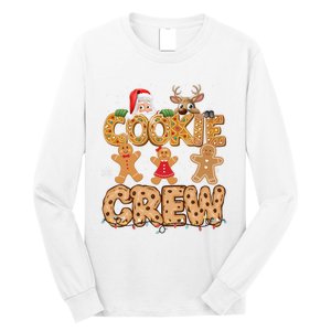 Christmas Cookie Crew Pajamas Baking Family Funny Long Sleeve Shirt