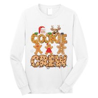 Christmas Cookie Crew Pajamas Baking Family Funny Long Sleeve Shirt