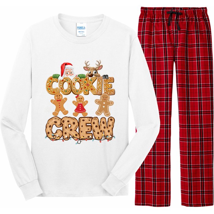 Christmas Cookie Crew Pajamas Baking Family Funny Long Sleeve Pajama Set