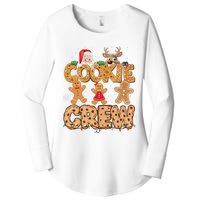 Christmas Cookie Crew Pajamas Baking Family Funny Women's Perfect Tri Tunic Long Sleeve Shirt