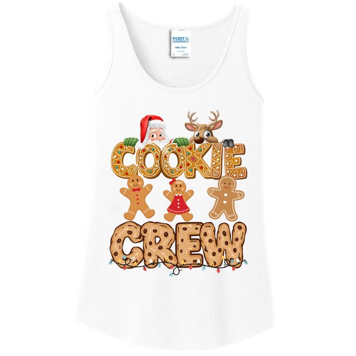 Christmas Cookie Crew Pajamas Baking Family Funny Ladies Essential Tank