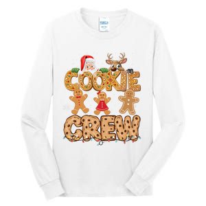 Christmas Cookie Crew Pajamas Baking Family Funny Tall Long Sleeve T-Shirt