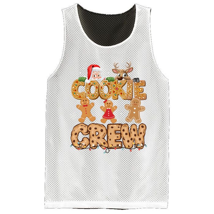 Christmas Cookie Crew Pajamas Baking Family Funny Mesh Reversible Basketball Jersey Tank