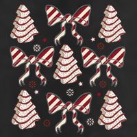 Cute Christmas Coquette Snack Cake Trees Adult Drive Performance Visor