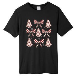 Cute Christmas Coquette Snack Cake Trees Tall Fusion ChromaSoft Performance T-Shirt