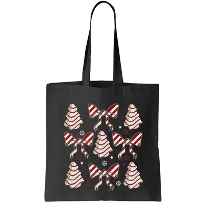 Cute Christmas Coquette Snack Cake Trees Bag