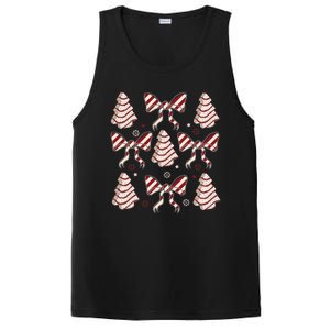 Cute Christmas Coquette Snack Cake Trees PosiCharge Competitor Tank