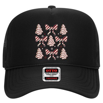 Cute Christmas Coquette Snack Cake Trees Trucker Hat
