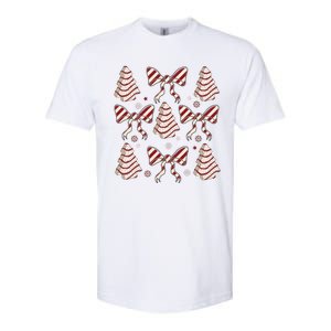 Cute Christmas Coquette Snack Cake Trees Softstyle CVC T-Shirt