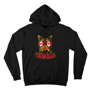 Catnada Canadian Cat Animal Canada Day Canada Hoodie