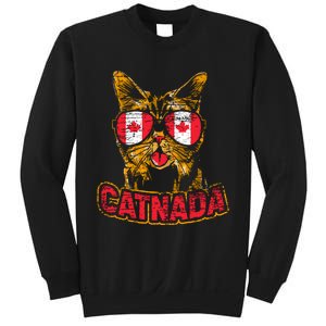 Catnada Canadian Cat Animal Canada Day Canada Sweatshirt