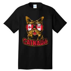 Catnada Canadian Cat Animal Canada Day Canada Tall T-Shirt