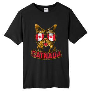 Catnada Canadian Cat Animal Canada Day Canada Tall Fusion ChromaSoft Performance T-Shirt