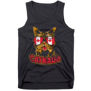 Catnada Canadian Cat Animal Canada Day Canada Tank Top