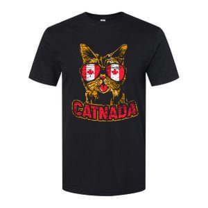 Catnada Canadian Cat Animal Canada Day Canada Softstyle CVC T-Shirt